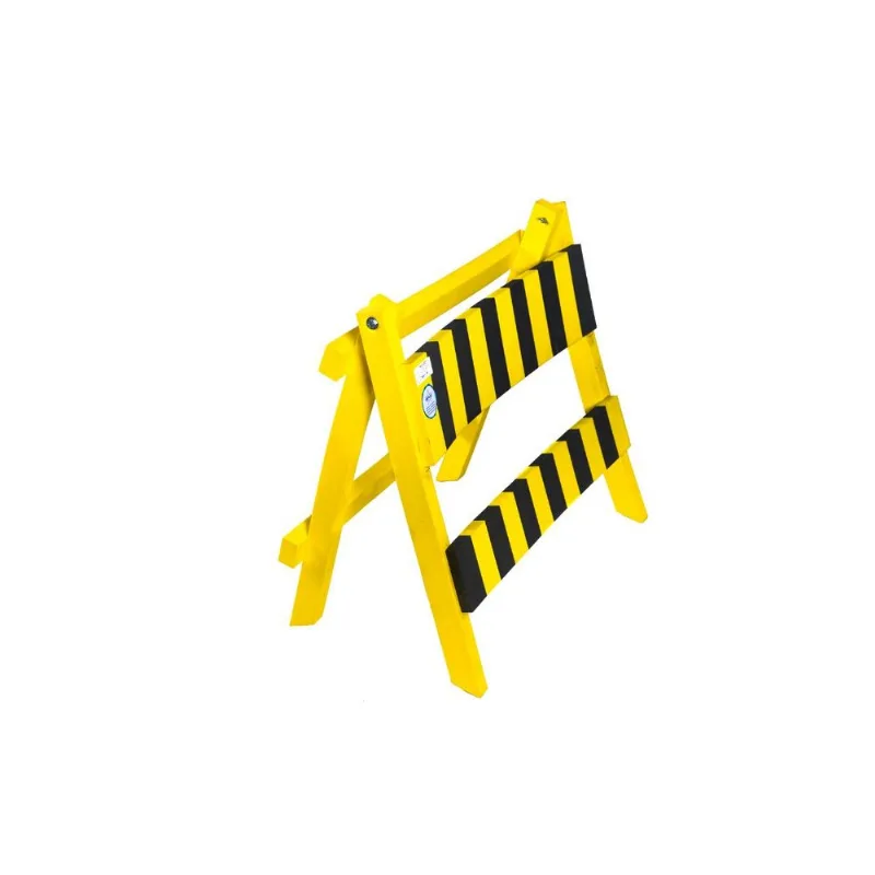 Cavalete Zebrado Preto E Amarelo 60cmx60cm Riplas