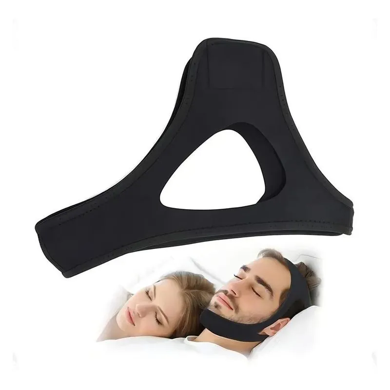 3x Faixa Anti Ronco Cinta De Cabeça Queixo Respire Melhor Ap