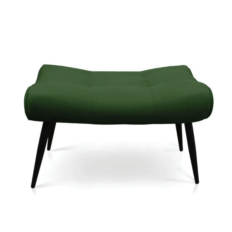 Puff Sher Suede Pés Palito De Ferro - D'Rossi Cor Verde