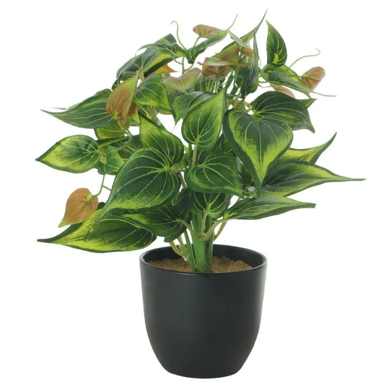 Vaso Com Flor Artificial Verde 22 Cm - Du0027Rossi