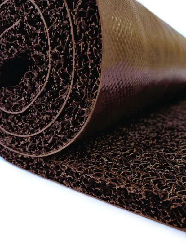 Tapete Capacho Vinilico pvc 12mm metro linear MTKA - marrom