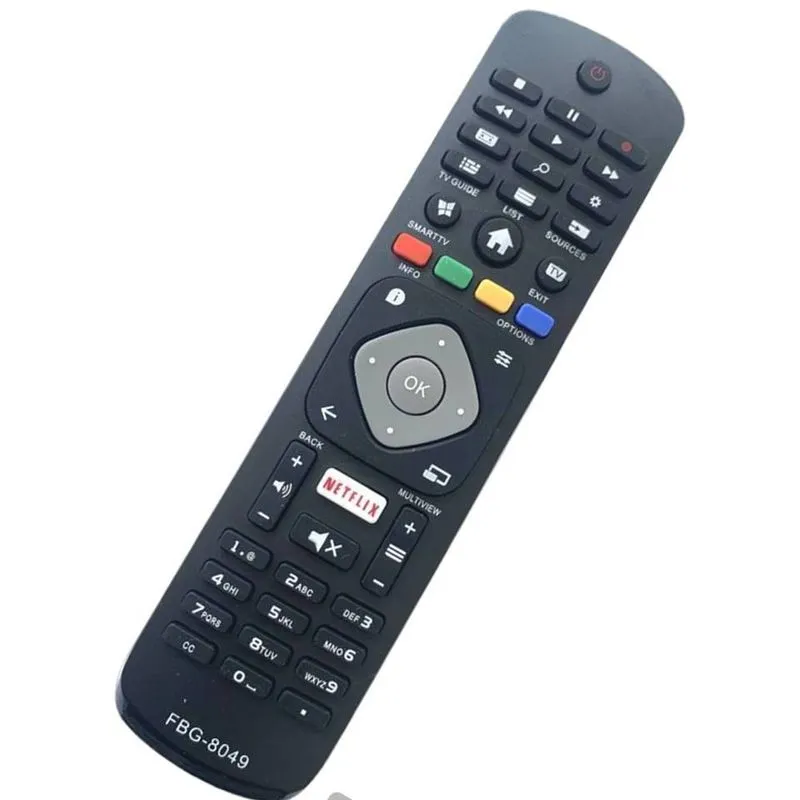 Controle Remoto TV smart philips c/netflix Compatível 8049