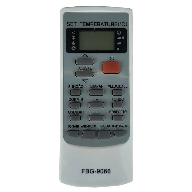 Controle Remoto Para Ar Condicionado Elgin Fbg-9066