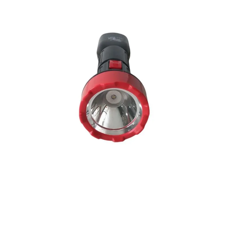 Lanterna Manual Recarregavel Preto 1 Led - 608-1