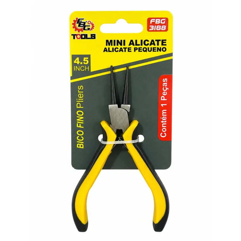 Mini Alicate de Bico Fino FBG3188 4.5 - FBG Tools