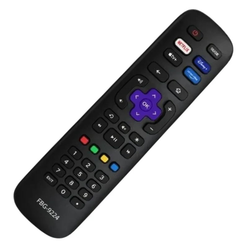 Controle Remoto Smart Compatível com TV AOC Roku Netflix Disney+ Prime Video FBG-9224
