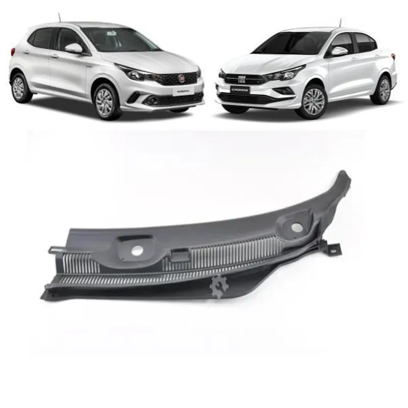 Moldura Grade Churrasqueira Esquerda Fiat Argo Cronos 2018