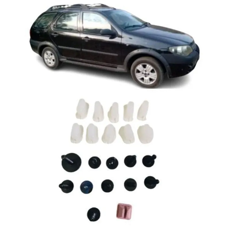Kit 22 Buchas Moldura Paralama Diant Esq/dir Palio G3 04 08