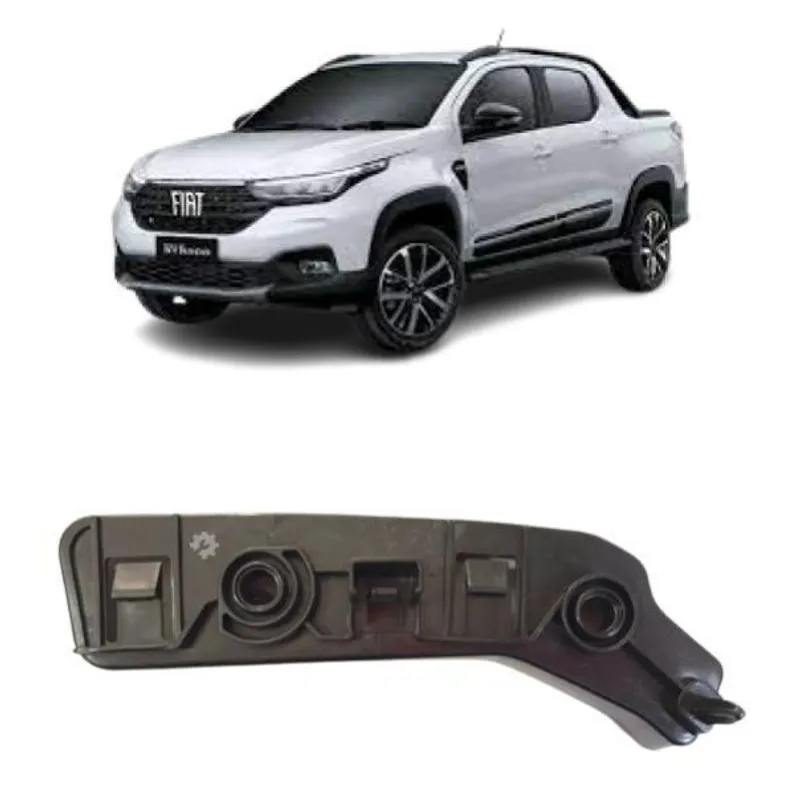 Suporte Guia Parachoque Dianteiro Direito Fiat Strada 2021