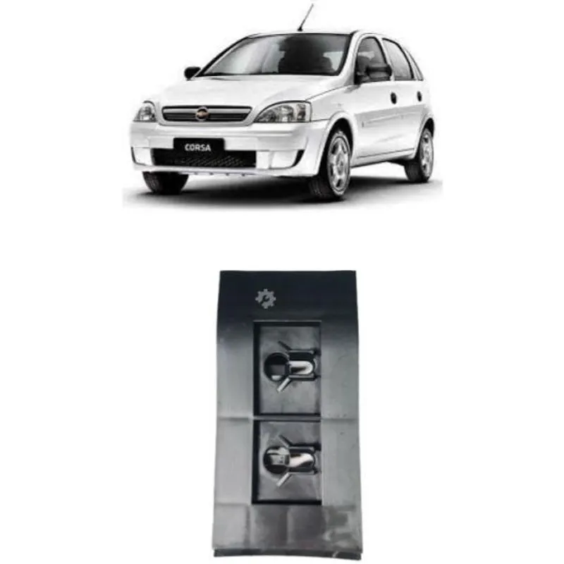 Suporte Guia Parachoque Traseiro Esquerdo Corsa Sedan 1994