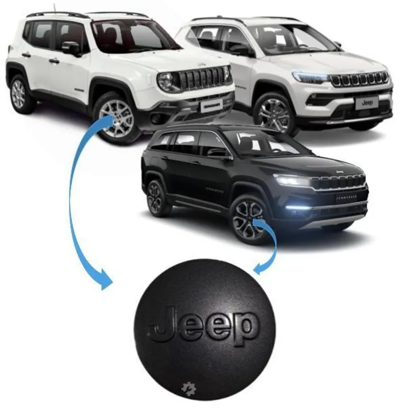 Miolo Calota Roda Jeep Commander Compass Renegade Original