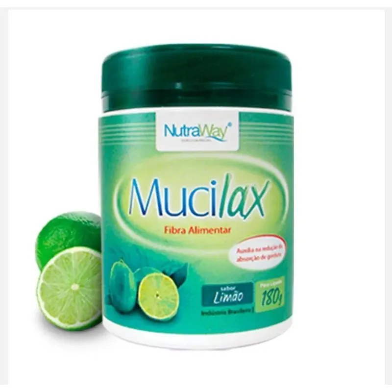 Regulador Natural Do Intestino Mucilax Sabor Limão 180gr