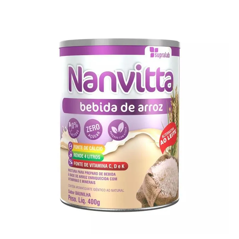 Bebia De Arroz Fortificada Nanvitta 400g - Supralab