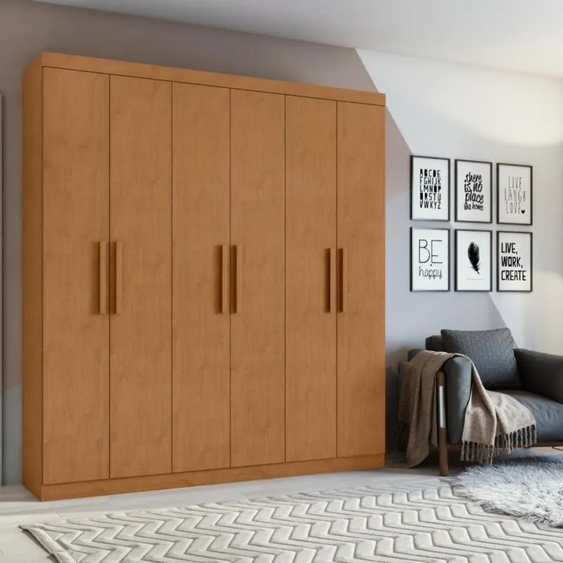 Guarda Roupa Casal 6 Portas Jazz Lopas