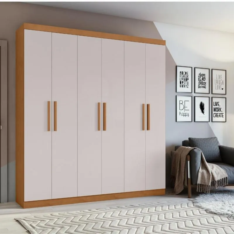 Guarda Roupa Casal 6 Portas Jazz Lopas