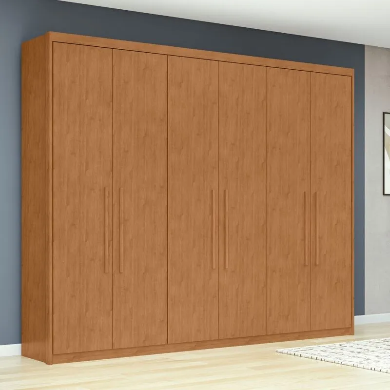 Guarda Roupa Casal 6 Portas com Pés Áries Lopas