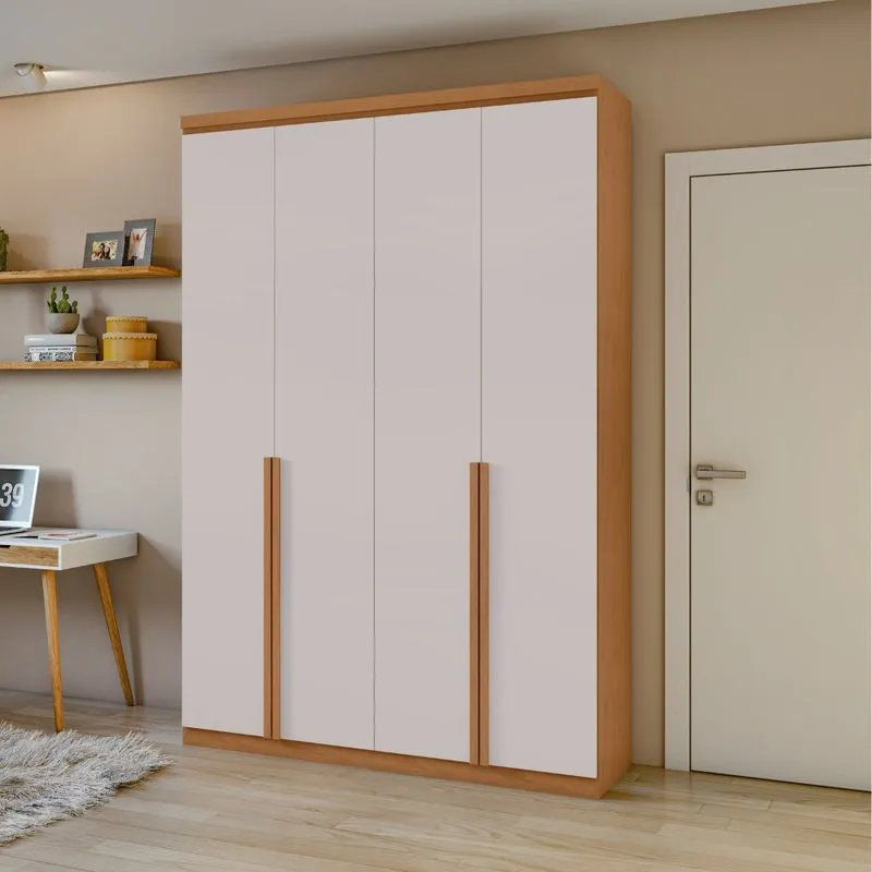 Guarda Roupa Casal 4 Portas Alonzo Lopas