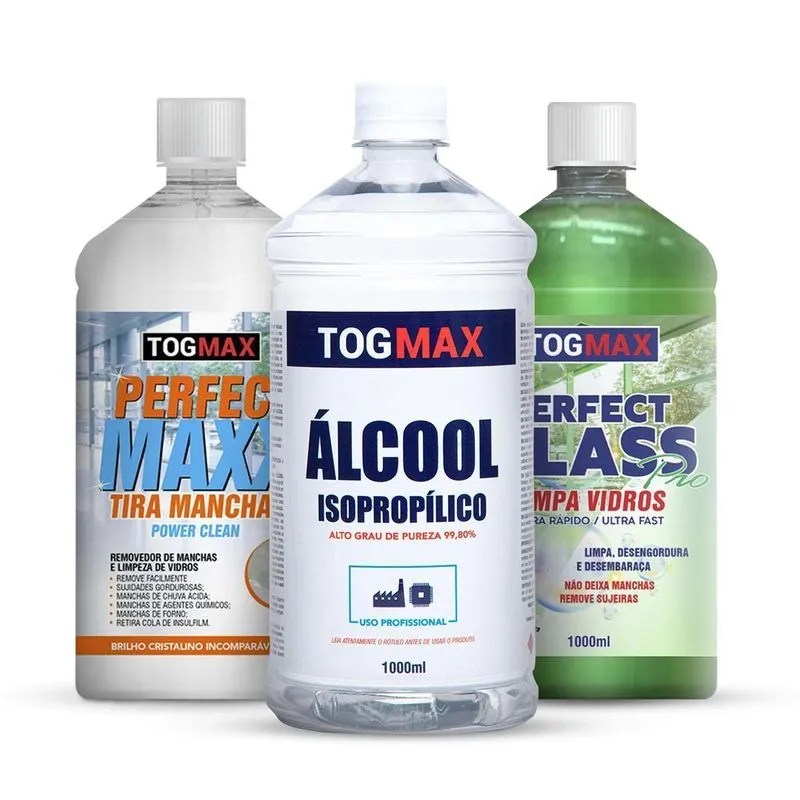 Kit Perfect Maxx + Álcool Isopropílico 99% + Limpa Vidros