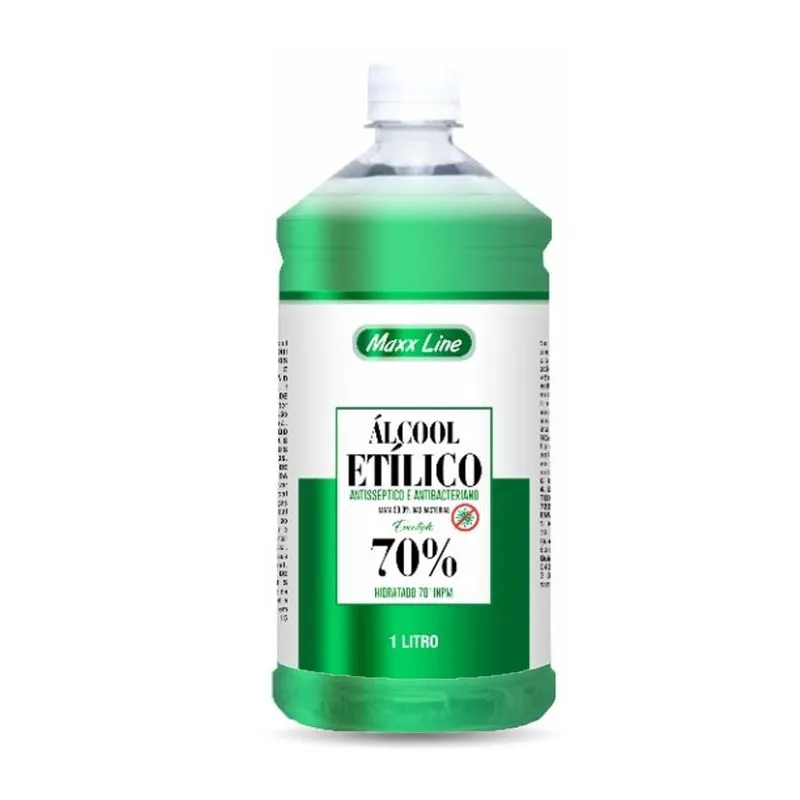 Garrafa Álcoool Perfumado Eucalipto 1l Limpeza 99,9%