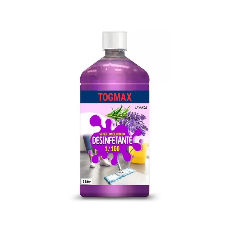 Desinfetante Lavanda Super Concentrado Uso Geral Original 1l