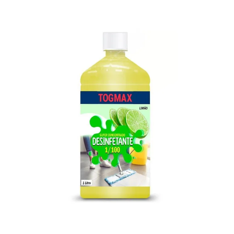 Desinfetante Limão Super Concentrado Uso Geral Original 1l