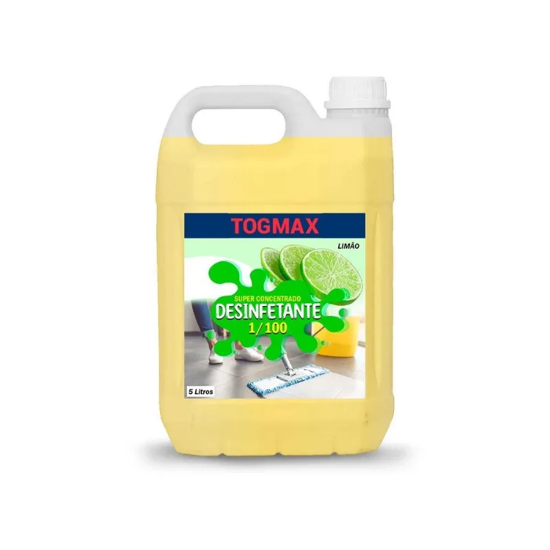 Desinfetante Limão Super Concentrado Uso Geral Original 5l