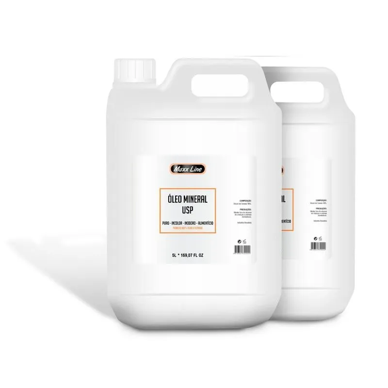 Kit 2x Óleo Mineral Usp Puro 5l Hidrata Madeira Tabua Carne