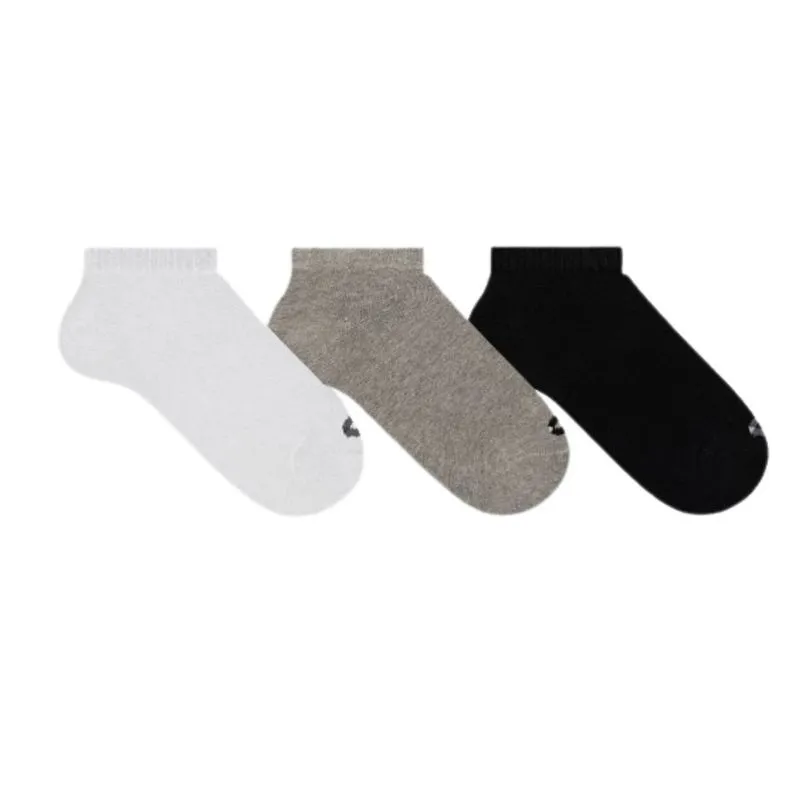 Meia Curta Premium 39 - 44 Branco/mescla/preto 8685cia3 0002 Branco/mescla/preto