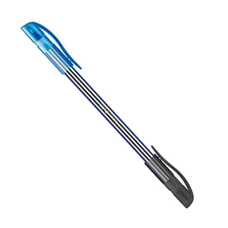 Caneta 1.0 Bazze Doble Bicolor Azul E Preto Tris