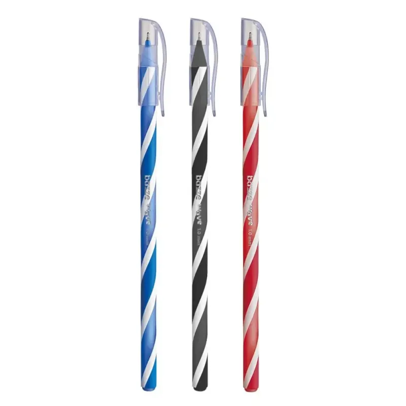 Caneta Esferográfica Bazze Wave Regular 1.0mm Sortidas