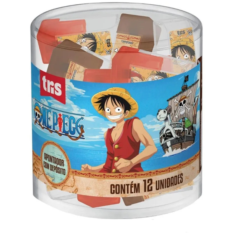 Apontador Com Deposito Decor. One Piece 2 Cores
