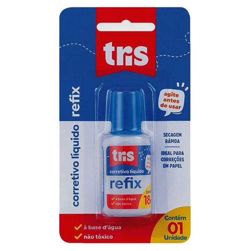 Corretivo Líquido Tris Refix 18 ml