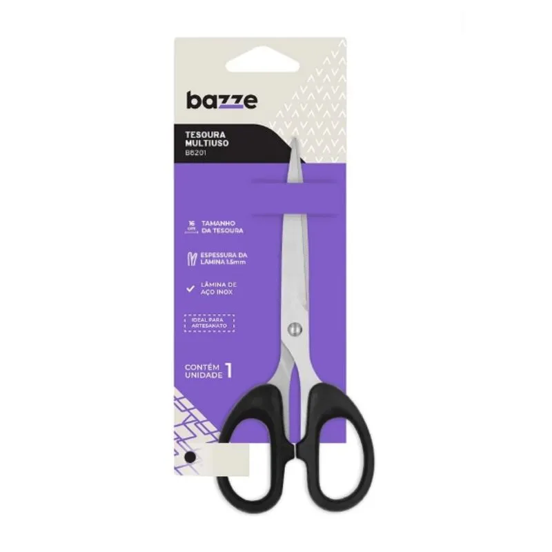 Tesoura Multiuso 16cm B820 Bazze 906304