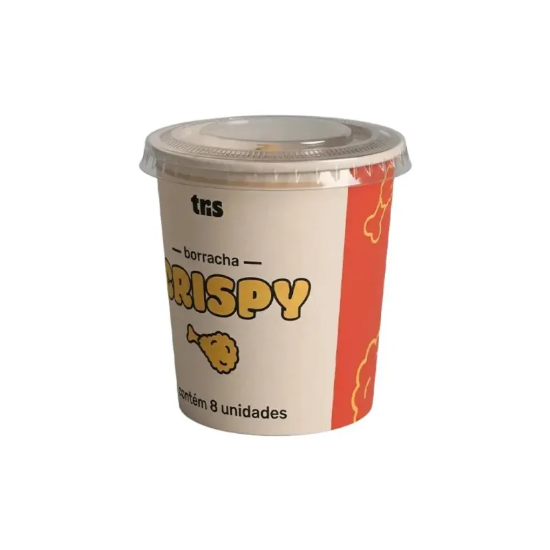 Kit c/ 8 Borrachas Holic Crispy, Tris
