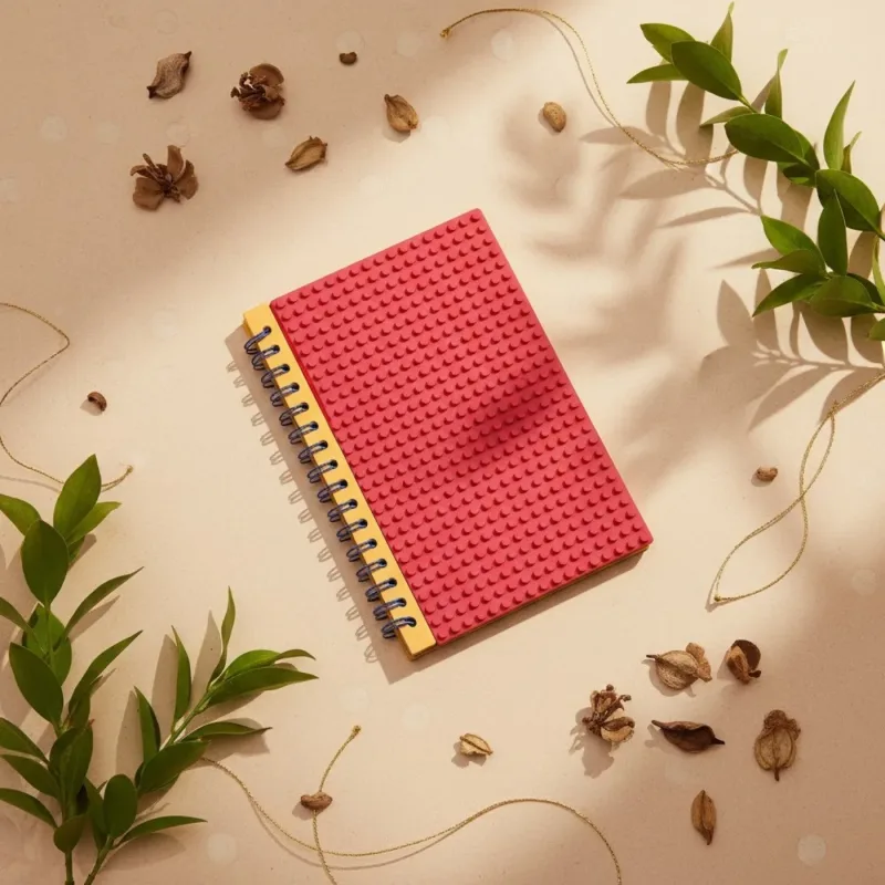 Caderno Pautado Sense A5 80 fls Capa Silicone c/ Acessórios - Tris