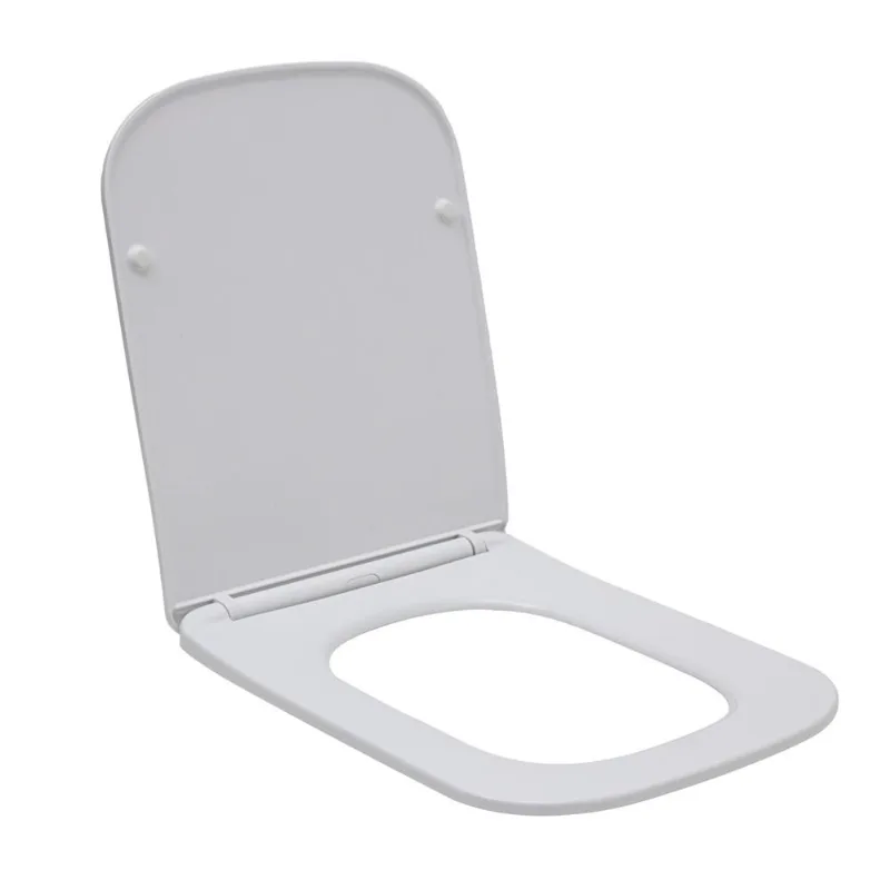 Assento Plástico com Soft Close para Vaso Sanitário Amazonita pingoo.casa - Branco