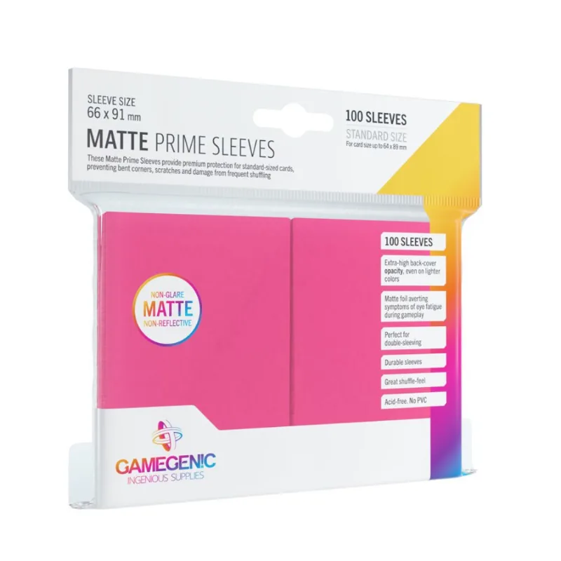 Protetor De Cards Rosa Gamegenic: Matte Prime Sleeves