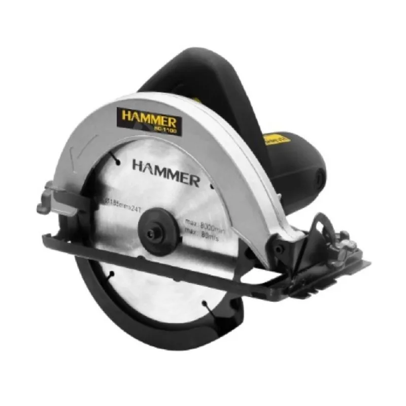 Serra Circular 7.1/4 Pol 1100w P/ Madeira Gysc1100 Hammer
