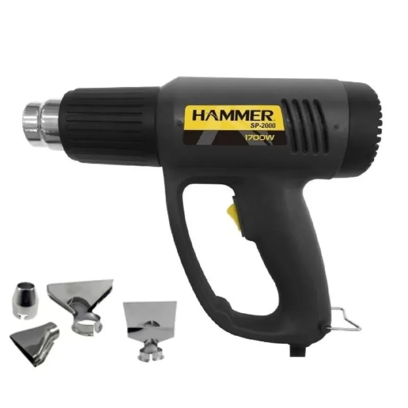 Soprador Térmico 127v + 4 Bicos Ventilador Térmico Hammer