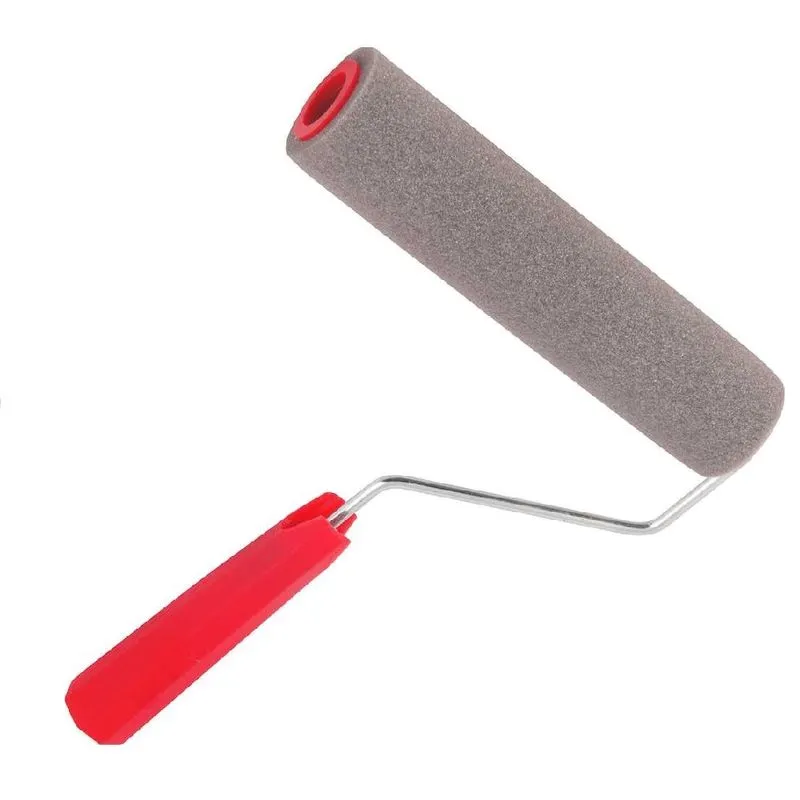 Rolinho De Espuma 15cm Cabo Vermelho P/ Pintura De Madeira