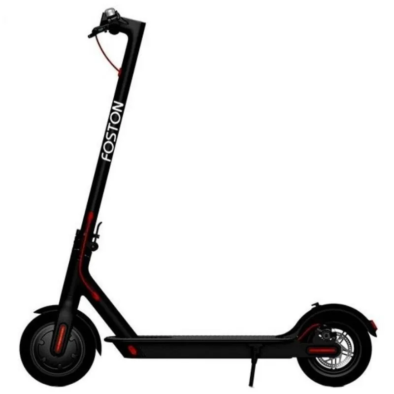 Kit Patinete Foston Preto S09 + Capacete Foston Bluetooth