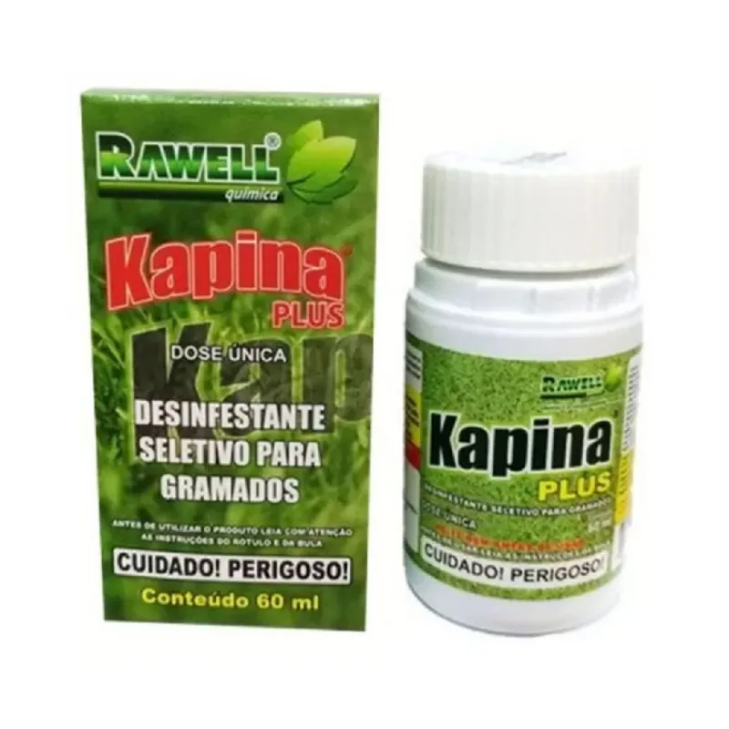 Kapina Plus 60ml Elimina Folhas Largas P/ Grama Esmeralda