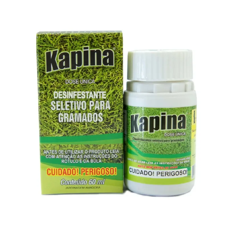 Kapina 60ml P/ Gramado Elimina Controla Tiririca Picão Preto