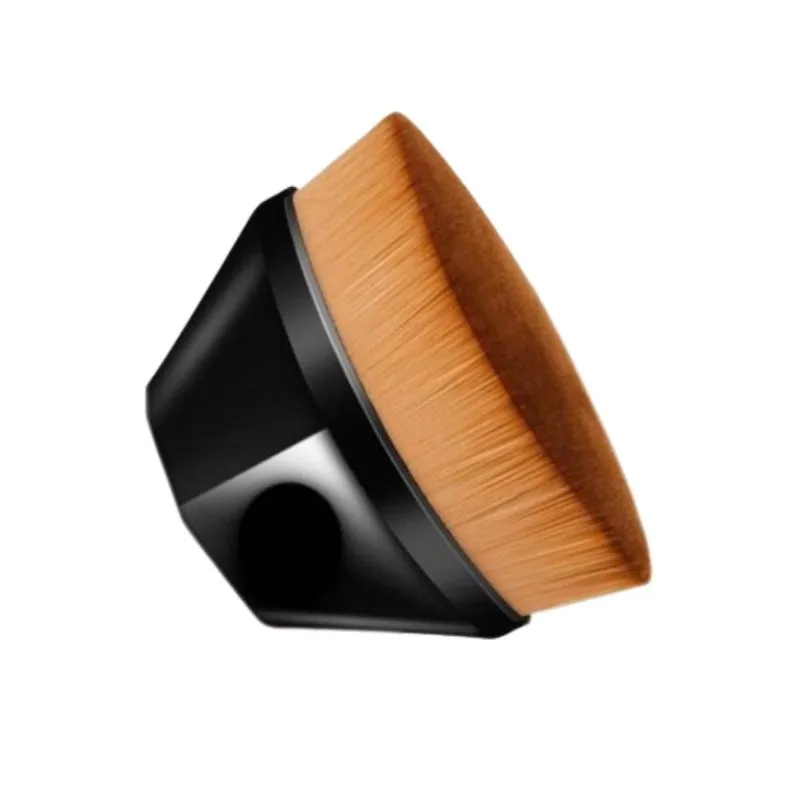 Pincel P/ Base Preto Hexagonal Makes Cerdas Macias Kabuki