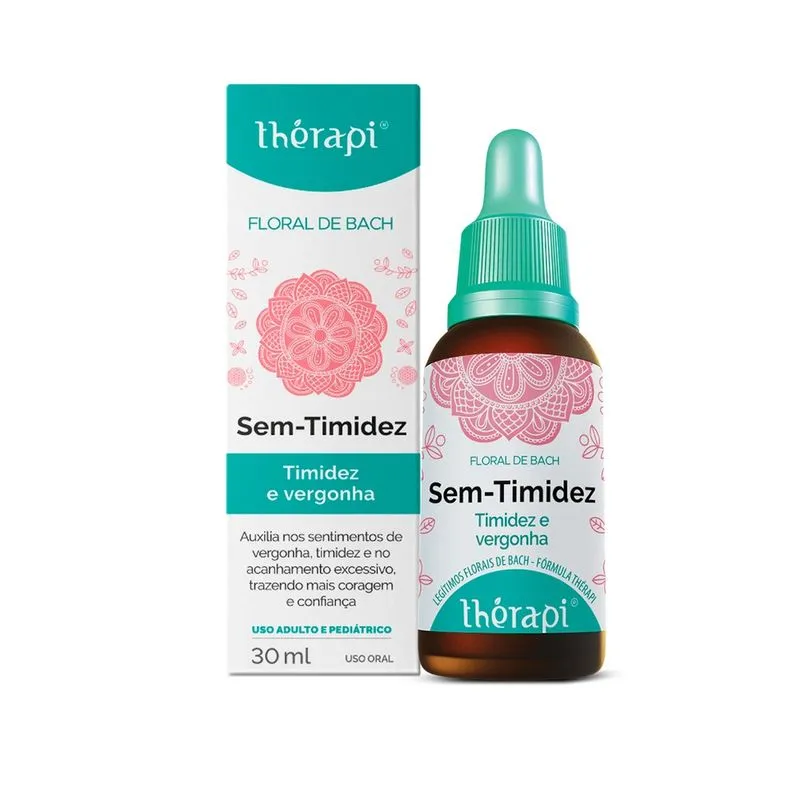 Floral De Bach Sem Timidez 30ml P/ Timidez Vergonha Thérapi