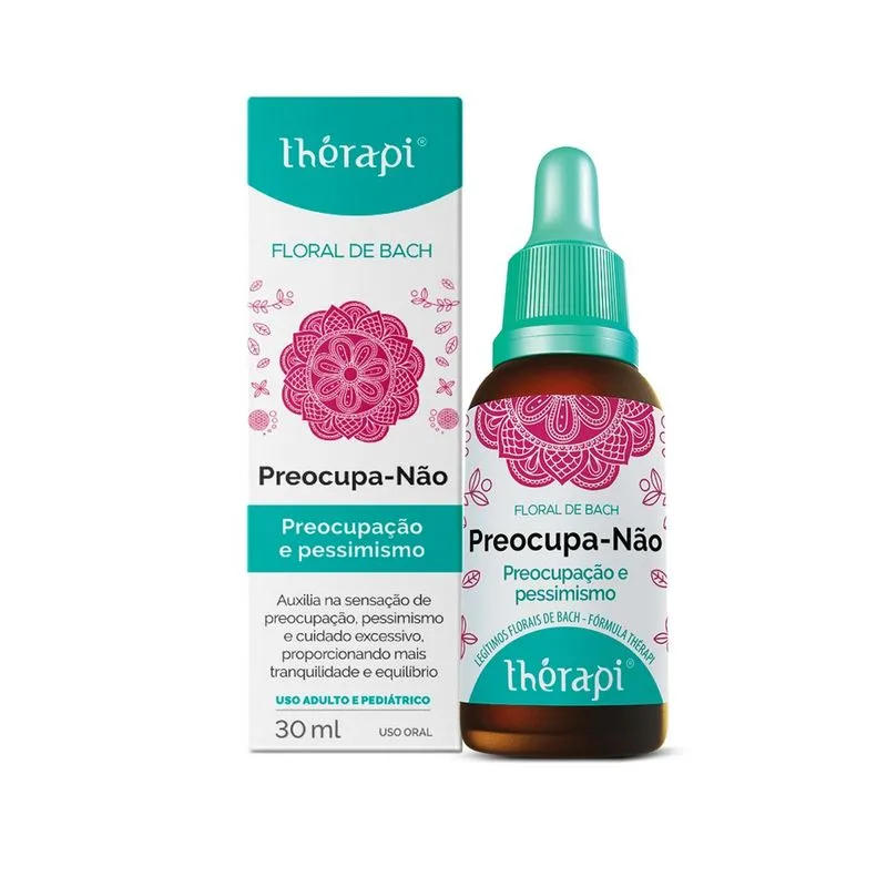 Floral De Bach Preocupa Não 30ml P/ Preocupação E Pessimismo