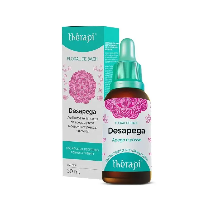 Floral De Bach Desapega 30ml P/ Apego E Posse Thérapi Saúde