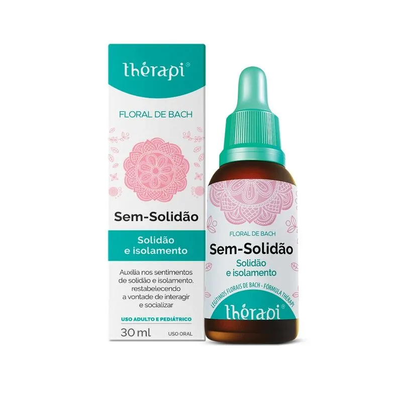 Floral De Bach Sem Solidão 30ml P/ Solidão E Isolamento