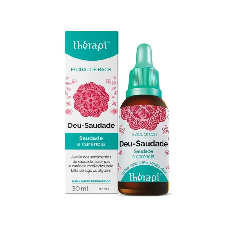 Floral De Bach Deu Saudade 30ml P/ Saudade Carência Thérapi