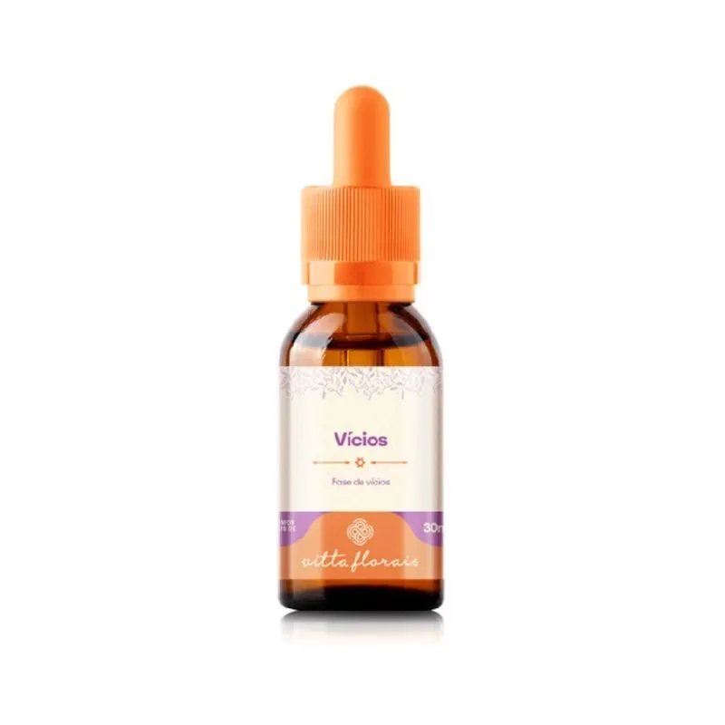 Floral Bach Vícios 30ml P/ Fase De Vícios Vitta Florais